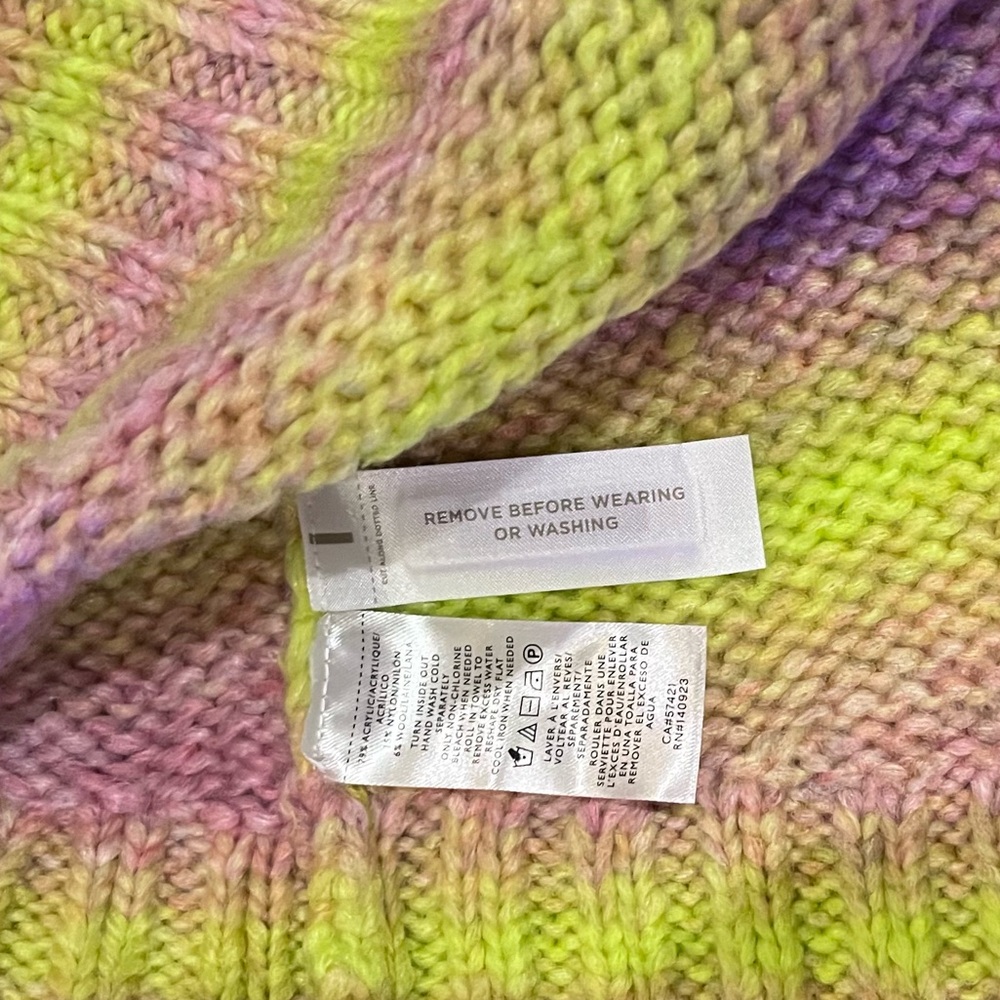 Lou & Grey Ombre Stripe Hoodie Tunic Sweater - Picture 6 of 13